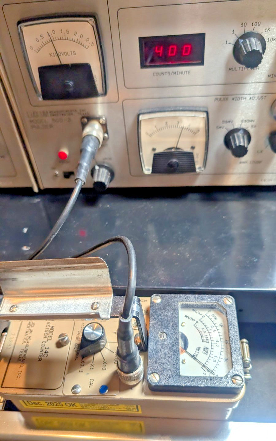 NIST 2025 Calibrated! Ludlum Model 14C + 44-7 Probe Guaranteed for 1 year!