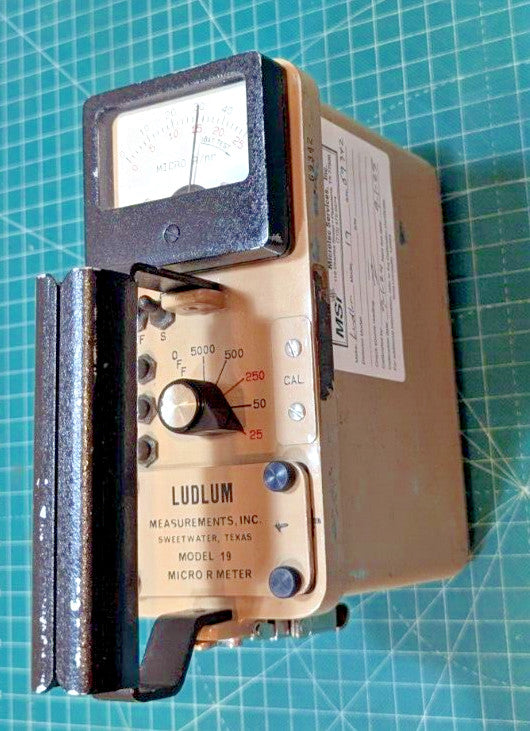 Ludlum Model 19 NaI Micro R Survey Meter 2026 Lab Calibrated 1 Yr Guarantee