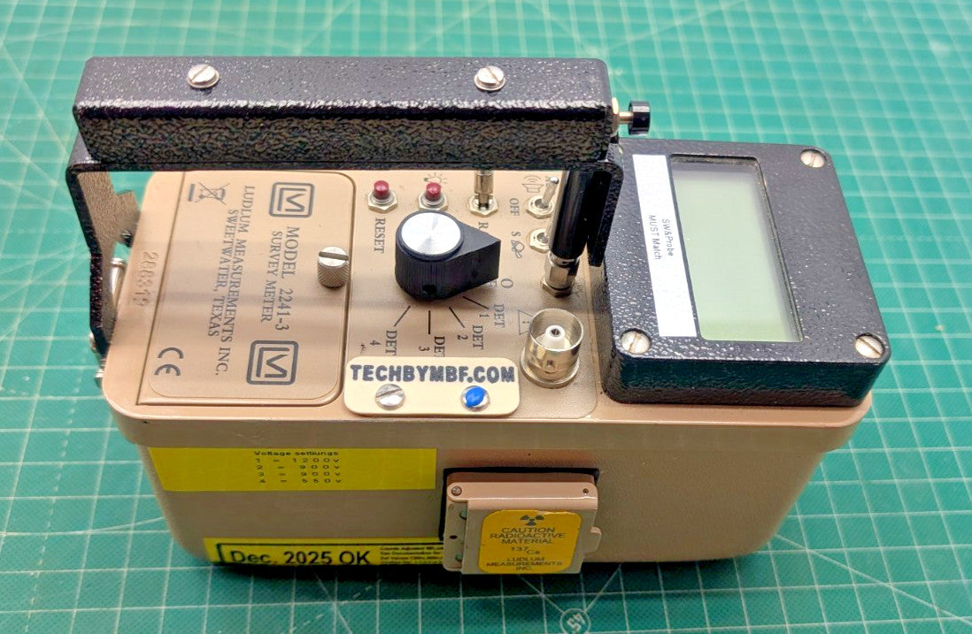 Ultimate Radiation Detection Kit! Ludlum Model 2241-3 with 4x Probes and Case