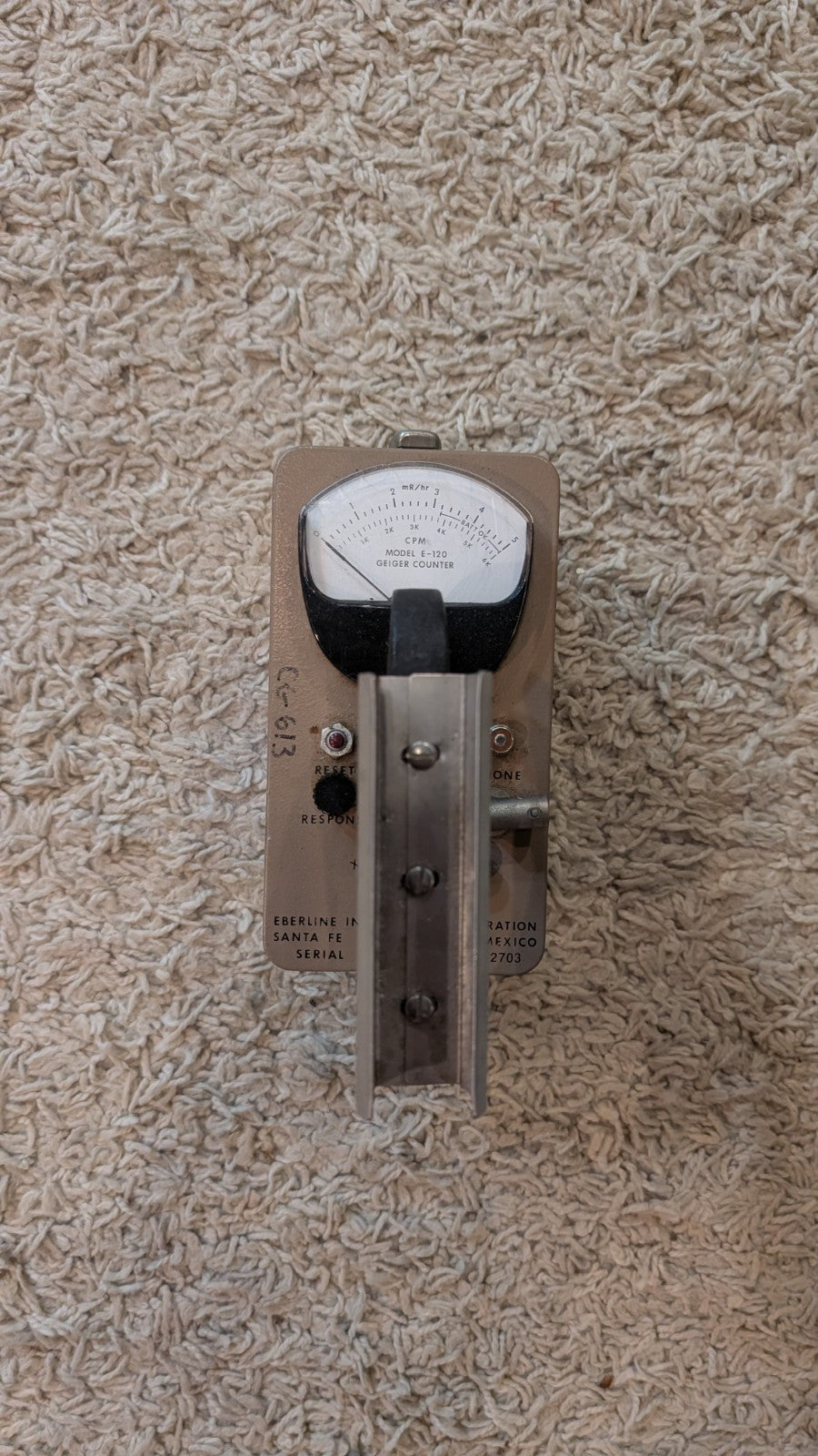 Eberline E-120 GM Survey Meter Tested and Working Guaranteed